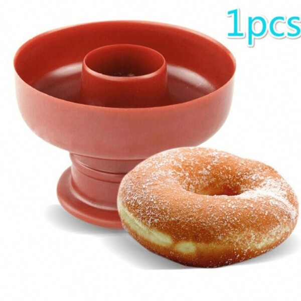 1 pièce Moule circulaire à beignet de cuisine, matériau en silicone sûr pour les desserts, les gâteaux, les biscuits faits maison et les outils de boulangerie