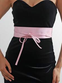 1條多色荔枝紋皮質腰帶，適用於日常、商務、宴會等場合的連衣裙、外套等。 - 束胸腰帶 - 查看 9