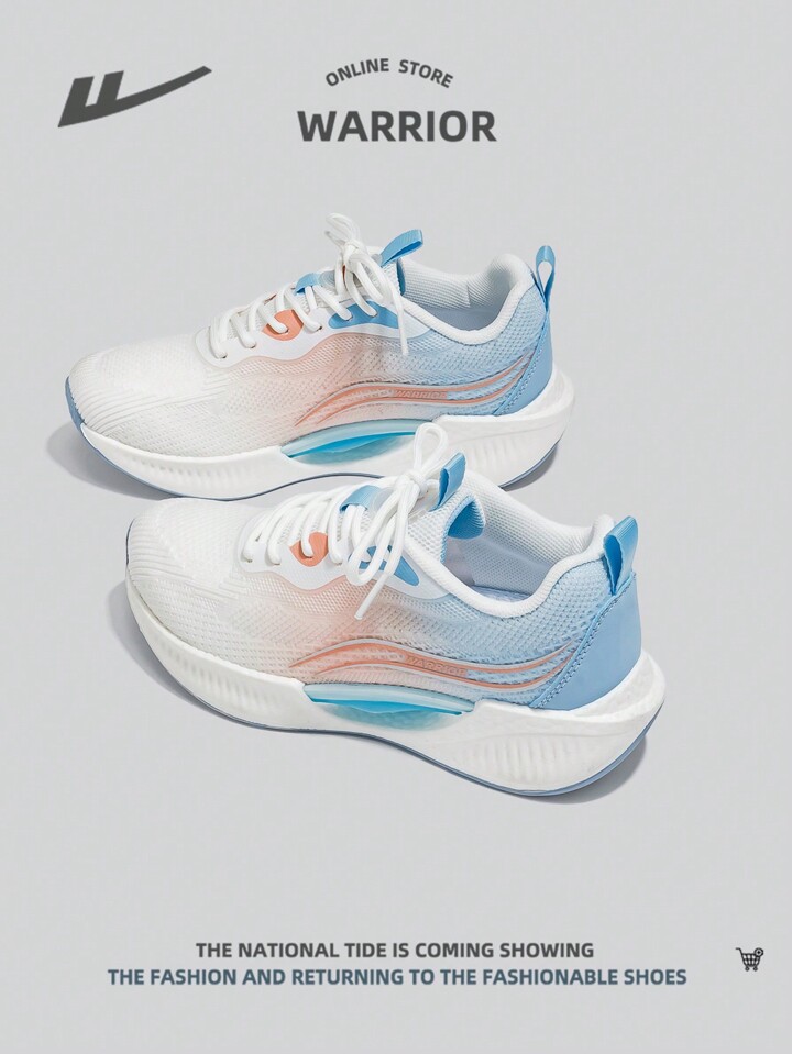 Warriorスニーカーレディース厚底通気性 WARRIOR 1足 レディース メッシュ 通気性 厚底 スニーカー ひも