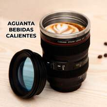 Termo En Forma Lente Fotográfico - Negro - Ver 3