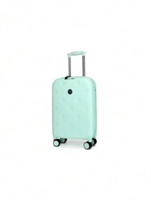 New High-End Carry-On Luggage, High-Quality Silent Multidirectional Wheels Suitcase, Durable & Collapsible For Travel, Fashionable For Men & Women, Teal-Colored With TSA Lock Bag For School School Accessories School Stuff - Mint Green - View 2