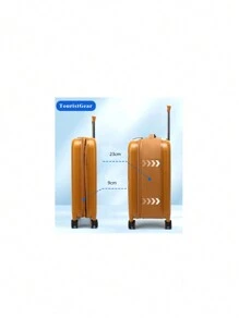 New High-End Carry-On Luggage, High-Quality Silent Multidirectional Wheels Suitcase, Durable & Collapsible For Travel, Fashionable For Men & Women, Teal-Colored With TSA Lock Bag For School School Accessories School Stuff - Mint Green - View 5