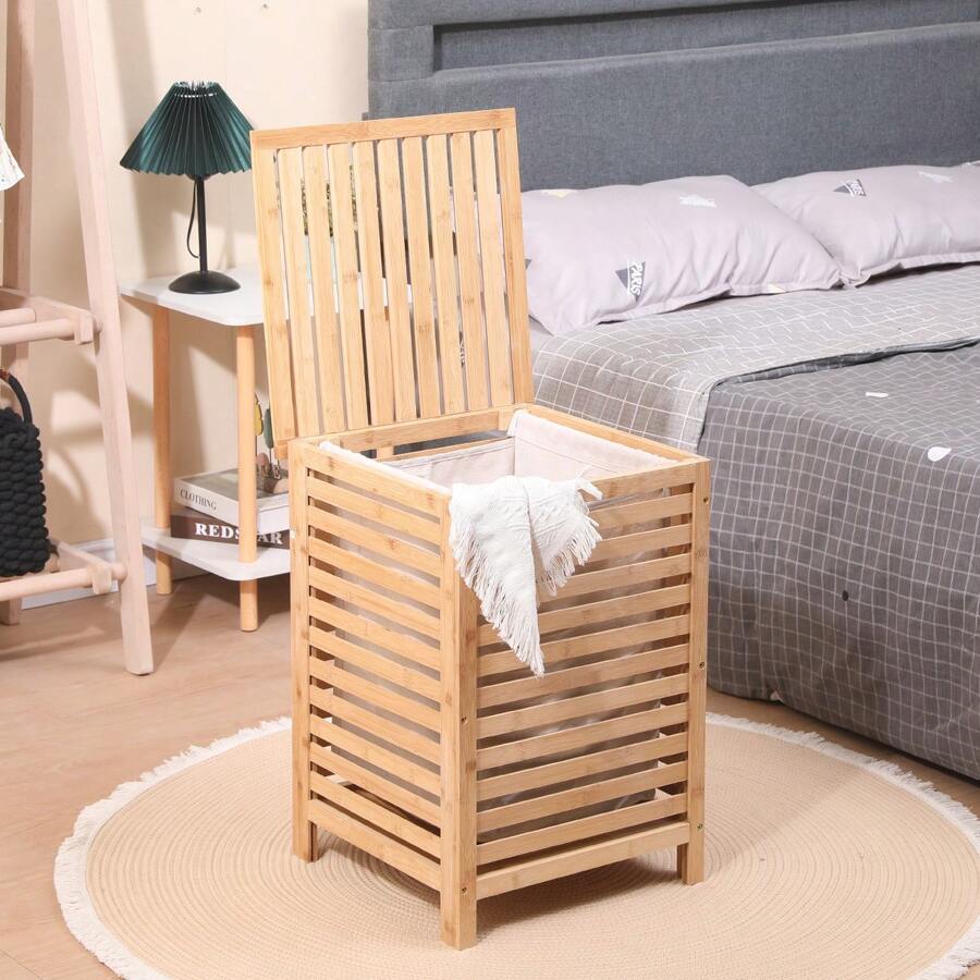 Cestas para la Ropa Plegables - Natural - Ver 1