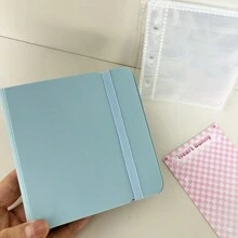 Librito recopilador de vendas de 3 pulgadas, Organizador de anillo de carpeta, Cuaderno con 20 mangas de doble cara. - Multicolor - Ver 10