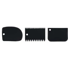 3 szt. Skrobak do kremu Skrobak do kremu do ciast Plastikowy skrobak Narzędzie do pieczenia, odpowiedni do dekorowania ciast i babeczek, z dyszami i rękawami do pieczenia - 3 szt - Zobacz 10