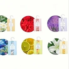 2 piezas/4 piezas/1 pieza Bolsa de saquito fragante colgante para armario, guardarropa, a prueba de humedad, a prueba de insectos, desodorante, bolsillo de aromaterapia, color aleatorio - Multicolor - Ver 6