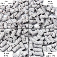 50pcs/Box 3mm Nail Sanding Bands - 80/120/180/240 Grit - Mini Nail Drill Bits, Suitable For Manicure And Pedicure - Multicolor - View 9