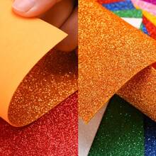 A4 Glitter Foam Sheet Sparkles Self Adhesive Sticky A4 Back Paper 10-Pack,School Supplies,Back To School