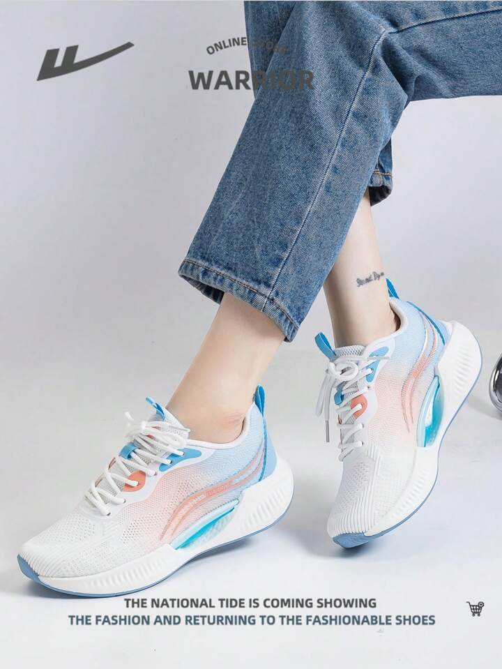 WARRIOR 女性用通気性スポーツシューズ 1ペア、軽量で快適な製