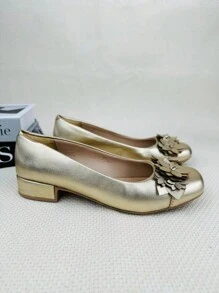 Women Flats - Vàng - Xem 4