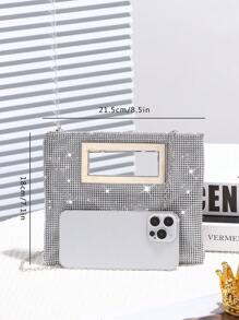 Women Sparkly Sequin Handbag, Shoulder Bag, Elegant And Simple Design, Perfect For Weddings, Parties, Birthdays, Nights Out, And Dinner Parties