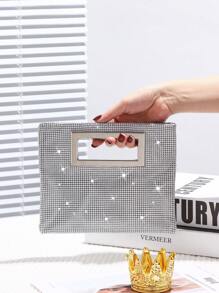 Women Sparkly Sequin Handbag, Shoulder Bag, Elegant And Simple Design, Perfect For Weddings, Parties, Birthdays, Nights Out, And Dinner Parties