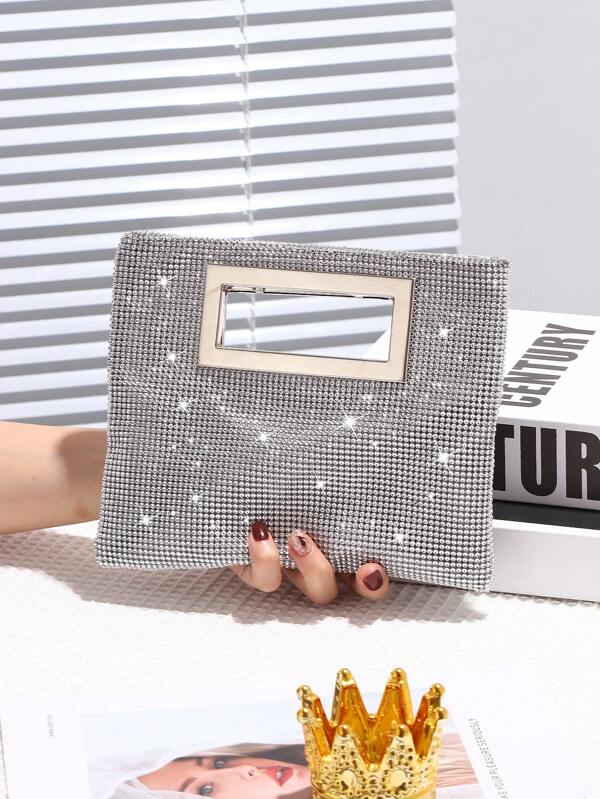 Women Sparkly Sequin Handbag, Shoulder Bag, Elegant And Simple Design, Perfect For Weddings, Parties, Birthdays, Nights Out, And Dinner Parties