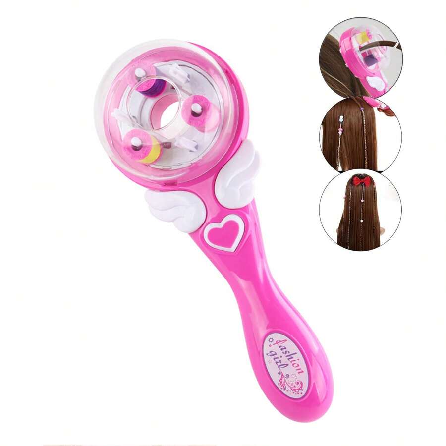 Automatic Braiding Machine For DIY Three-Strand Braids, Hair Braider, Magic Hair Styling Tool (Battery Not Included) - Multicolor - View 1