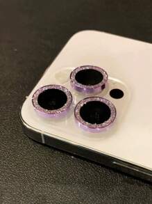 Película protectora para lente de cámara compatible con iPhone 14 Pro Max, versión actualizada con polvo brillante transparente. Compatible también con lentes de iPhone 14/12/11/13 Pro Max. Accesorio para teléfono, protector de lente, regalo para cumpleaños, familia y amigos, cristal brillante.