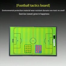 1pc Portable Folding Magnetic Coaching Board For Basketball, Football, Volleyball Training (Random Color)