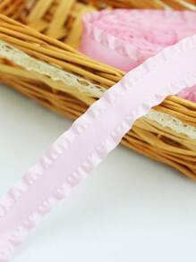 (5 Yards/Roll) 2.2cm Skirt Edge Satin Ribbon, Gift Wrapping, Cake Baking Packaging, Floral Wrapping, Wedding Decoration, DIY Crafts, Headwear, Brooch, Garment Accessories,Christmas Valentine Day