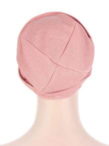 睡眠保護帽,可調整佩戴的護髮帽,配內裡的天然護士帽,適用於女士禿頭、化療帽、鬆緊頭巾、多功能頭巾和禿髮保暖帽 - 彩色 - 查看 7