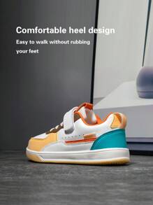 1 par de Tênis Esportivos Infantis, Respiráveis, Flexíveis, Absorventes de Choque, Secagem Rápida, Leves, Impermeáveis, Antiderrapantes e Resistentes ao Desgaste, Cabedal em Nubuck e Sintético, Tênis Estilo Casual Infantil Unissex de Rua, Adequado para Corrida e Caminhada, Estilo Campus
