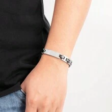 Fashionable Men's Bracelet, Customized Textual Bracelet, Boyfriend/Dad/Grandfather/Friend/Father/Father's Day Gift