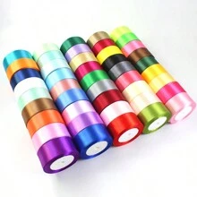 1/5 piezas de cinta decorativa de regalo de 4 cm de ancho, cinta tejida, cinta de satén, cinta de seda, para decoración de flores de rosa, lazo para cajas de regalo