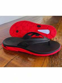 Men Flip Flops & Slides - 黑色和棕色 - 查看 6