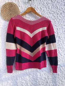 Women Sweaters - Màu Hồng Tươi - Xem 2