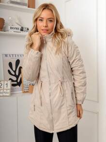 Women Trench Coats - trắng - Xem 4