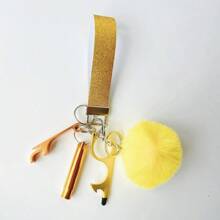 Set completo de 5 piezas de llavero para defensa personal de mujeres, Llavero de seguridad. Accesorios de llavero - Dorado - Ver 3