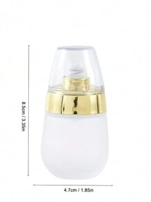 真空磨砂玻璃瓶空可再填充容器 30ml 1oz 化妆品面霜乳液软膏泵旅行瓶罐带盖、护肤霜/乳液/旅行储存容器、面霜、润唇膏储存瓶、化妆品旅行容器、乳液和面霜旅行瓶、化妆品和护肤品 - 便携式旅行必需品和浴室配件学校学校用品假日露营假日必需品假期迷你女士香水男士香水海滩回到学校学校用品学校必需品 - 彩色 - 查看 6