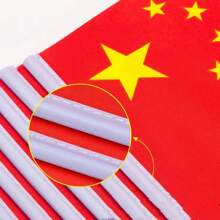 10 piezas Banderas de mano, Bandera Nacional de China - Rojo - Ver 3