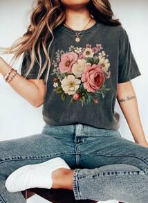 Boho Wildflowers Cottagecore Shirt | Flowers Cottagecore Shirt | Floral Shirt | Flower T-Shirt | Flowers Tshirt | Wildflower Tshirt
