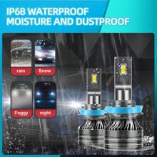 Roadsun 2入組 H1 H7 H11 9005 9006 H4 LED頭燈燈泡，42000流明 250瓦 6000K 外接驅動器，高功率CSP芯片，CANBUS，無錯誤，600％亮度，易於安裝，即插即用