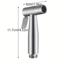 1 Conjunto de rociador bidet para asiento de inodoro con grifo de bañera manual, rociador bidet manual para baño, cabezal de ducha para autolimpieza.