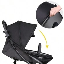 Beberoad 2 in 1 Moskitonetz mit Sonnenschutz für Kinderwagen & Buggy, Universalgröße Sonnenschutz für Kinderwagen, UV-Schutz 50+, Reißfest & Waschbar| Idealer Schutz vor Sonnenlicht