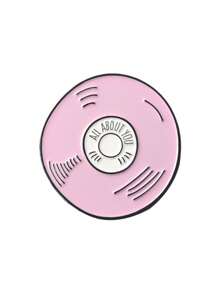 5 Styles Cute Pink Book Bag Phone Disc Camera Metal Brooch Pin, Student Gift - Multicolor - View 10