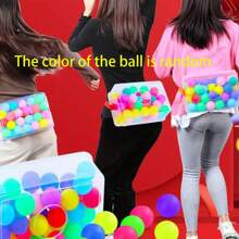 Swing Ball Game Set, Ball Box Game Props, Fun Family Game, Outdoor & Indoor Game, Anniversary Party Supplies, Birthday Party Supplies, Summer Party Supplies, Theme Party Decorations-The Color Of The Ball Is Random - Multicolor - View 1