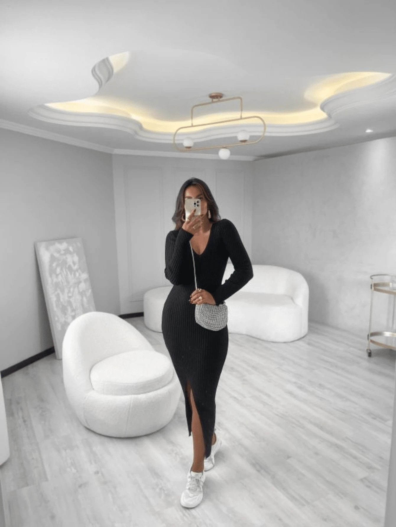 Women Dresses - 黑色 - 查看 1