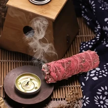 1/3 件龙血鼠尾草芳香疗法，净化龙血鼠尾草，强力芳香疗法能量净化组合套装，用途 - 家庭清洁、芳香疗法、冥想、熏香仪式、节日礼物