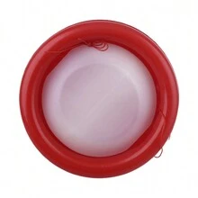 Chicken Feeder Poultry Feeding Equipment Automatic Tool Durable Plastic Feeders - Red - View 4