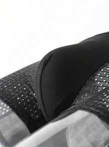 4PCS Men's Underwear Comfortable Breathable Men's Summer Cool Boxer Briefs Men's Half Mesh Solid Color Underwear