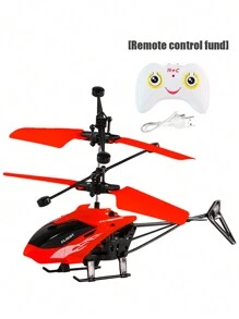 Christmas Decoration 1pc Remote Control Helicopter Flying Toys, 2.5 Channel High Low Flight Suspension Induction Helicopter, Mini RC Helicopter Rechargeable Light Suspended Helicopter,Back To School