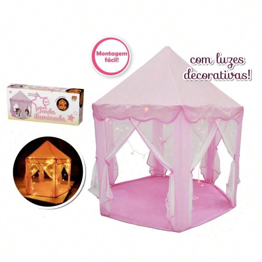 Kids Play Tents - Hồng - Xem 1