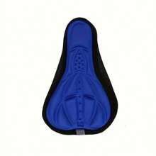 Sillín de bicicleta de ciclismo MTB acolchado suave 3D, funda de asiento de espuma de almohadilla de cojín, accesorio de bicicleta cómodo mat para sillas de montar