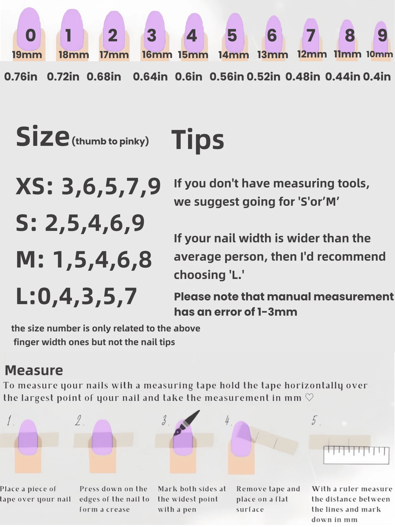 10pcs Handmade Press On Nails False Nail Tip Nail Stickers Rhinestone