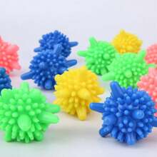 Dryer Ball Esfera Bolinhas Bate Roupas Para Máquina De Lavar Kit 8 Unidades - Multicolorido - Visão 7