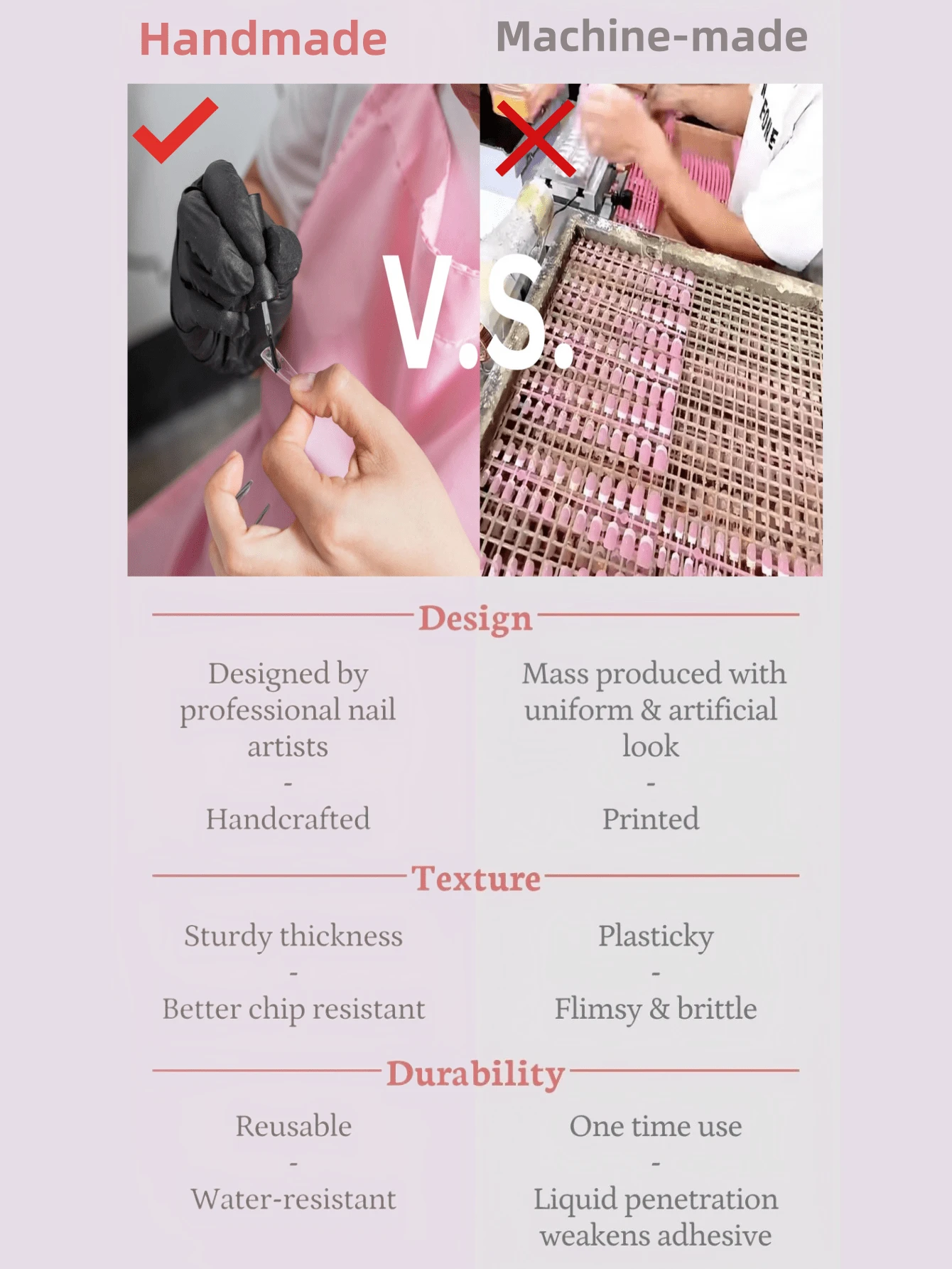 10pcs Handmade Press On Nails False Nail Tip Nail Stickers Rhinestone