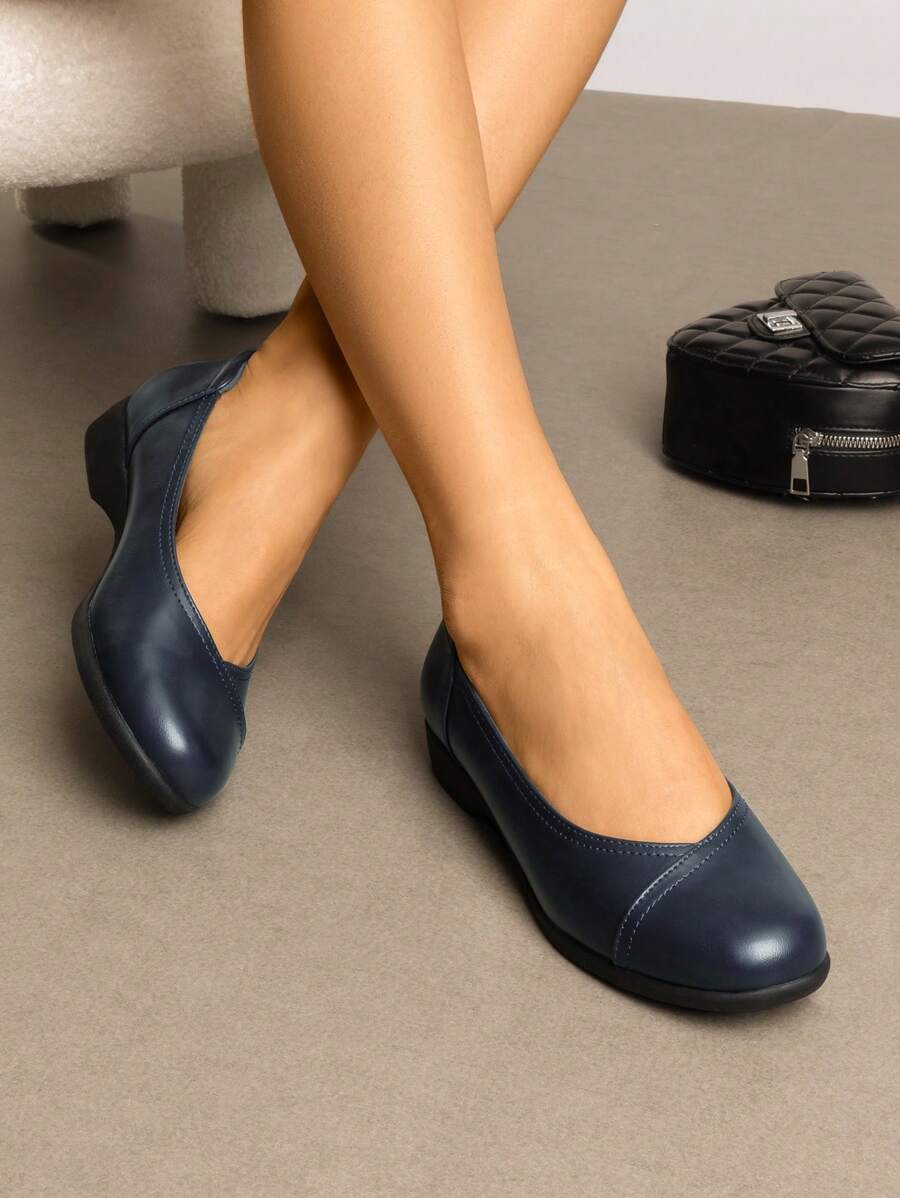 Women's Flats  Comfortable Arch Support Slip-On Business Office Casual Dress Wearables With 3D Molded Insole Ballet  Flats Shoes