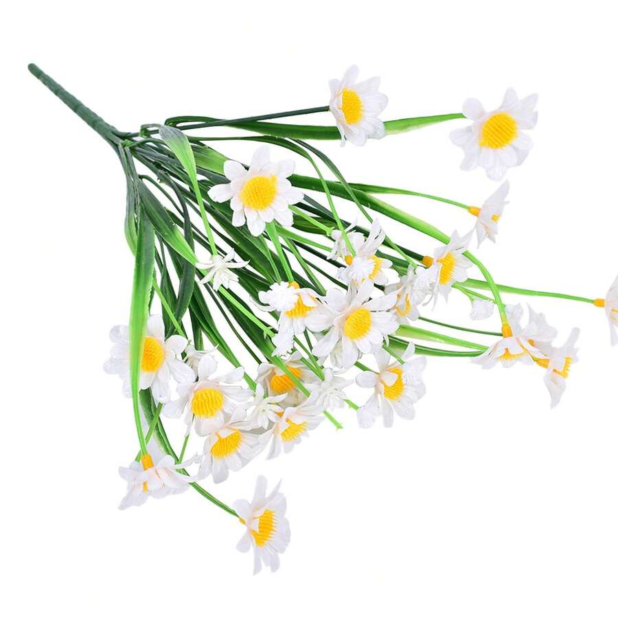 16 Mazzi Di Fiori Di Lavanda Artificiali UV Resistenti - Piante Finte In Plastica Per Decorazione Esterna E Interna - Viola - 4