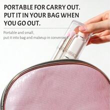 Portable Makeup Brushes For Travel Makeup, 8 In 1 Loose Powder Brush, Angled Brush, Foundation Blending Lip Brush, Retractable Makeup Brush Sets